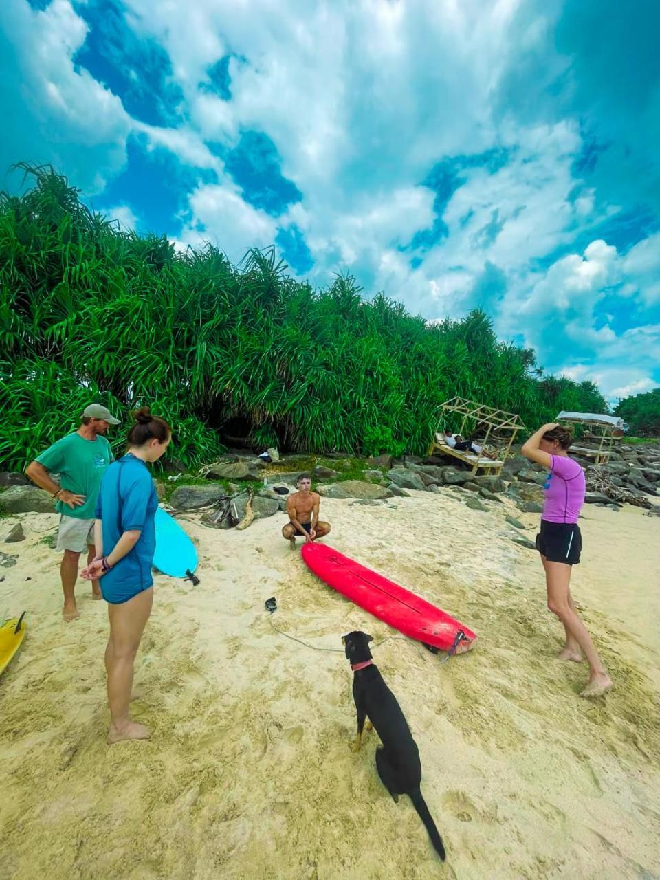 Albergue Gaia Ocean Surf Yoga Ahangama Exterior foto